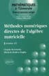 METHODES NUMERIQUES DIRECTES DE L'ALGEBRE MATRICIELLE NIVEAU L3
